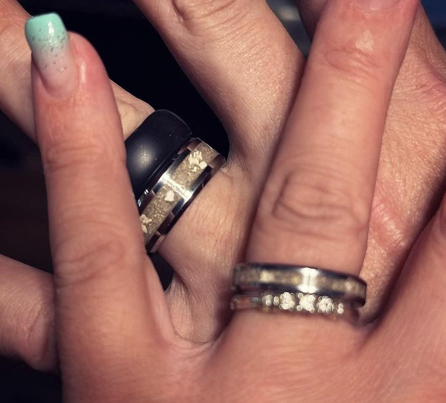 Cremation Ring - Tungsten Carbide - Memorial Keepsake Jewelry | DABforge - DABforge