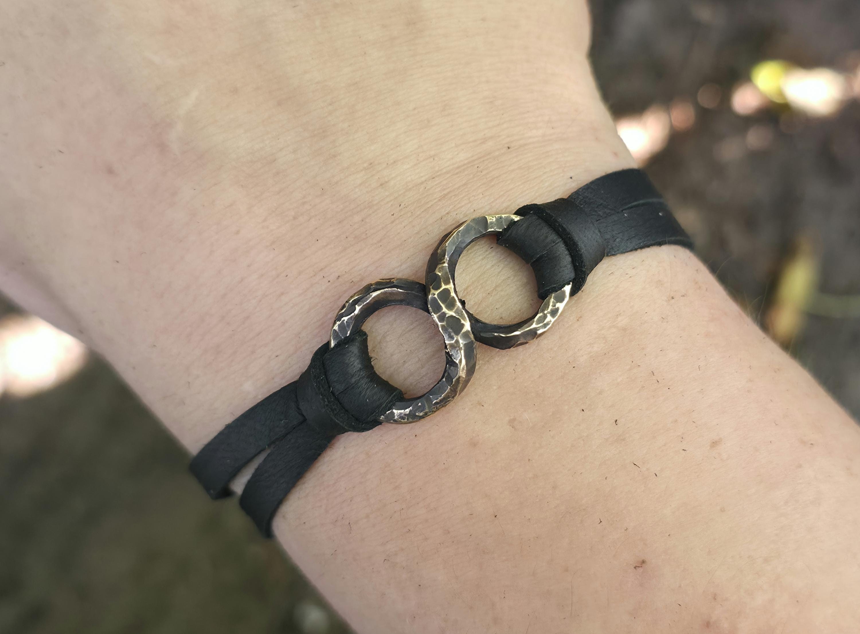 Bronze Infinity Bracelet: 8th Anniversary Gift, Bronze Anniversary.