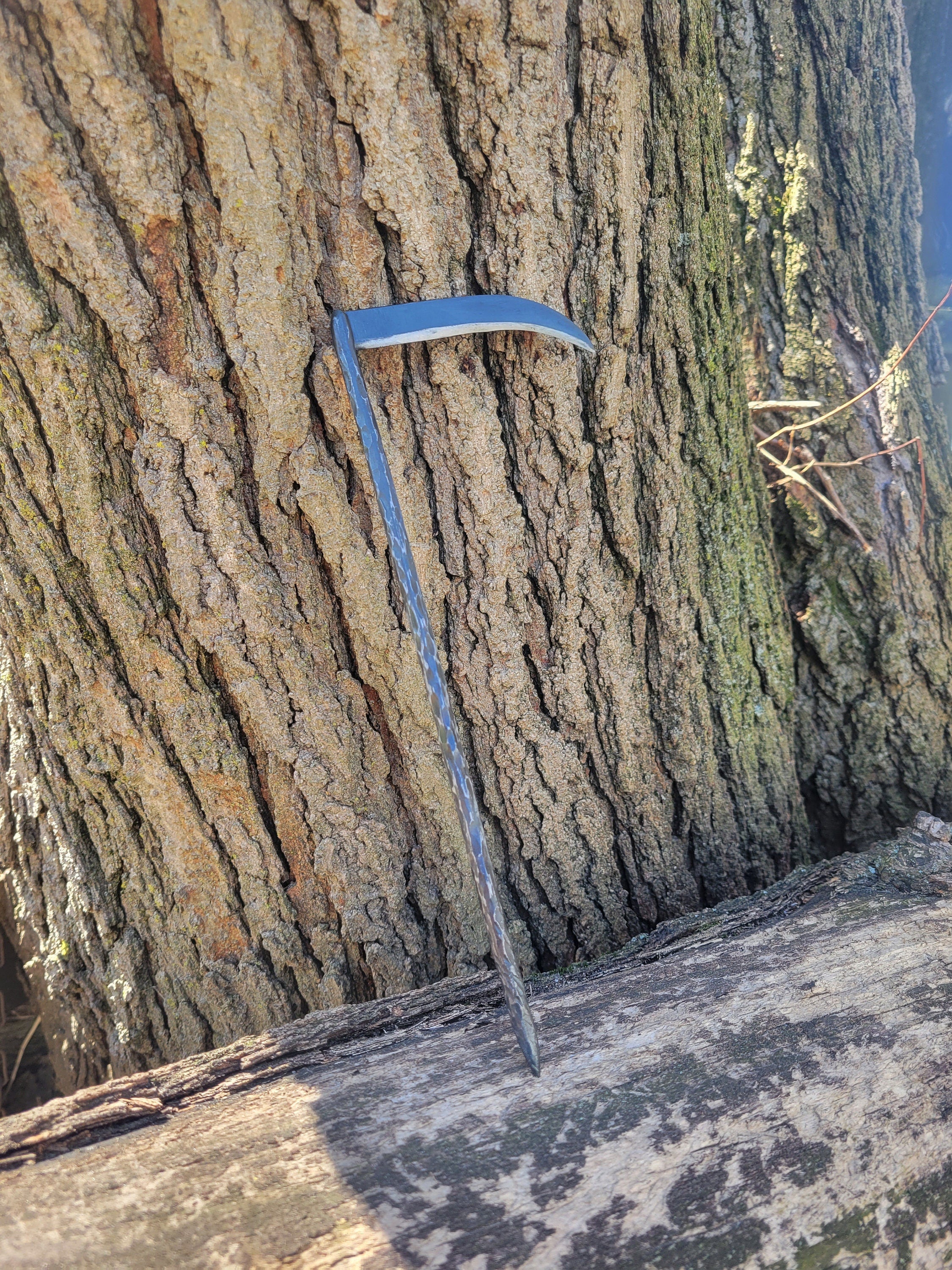 Wax Carving Scythe, Grim Reaper Letter Opener, Santa Muerte Ornamental, Death, Goth, Cultist