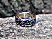 Bronze Anniversary Ring - Custom Engraved Wedding Band | DABforge