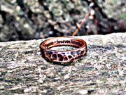 Handcrafted Copper Ring: 7th Anniversary