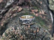 Bronze Anniversary Ring - Custom Engraved Wedding Band | DABforge