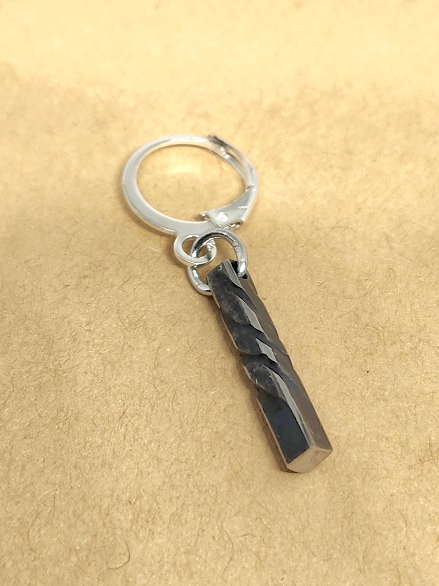 Iron Pendant: 6th Anniversary Gift, Matching Earrings.