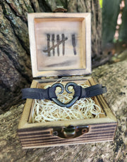 Iron Heart Bracelet - 6th Anniversary Gift