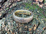 Handcrafted Bronze Wedding Band | 8th Anniversary Ring | DABforge - DABforge
