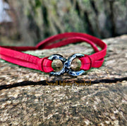 Iron Infinity Bracelet - 6th Anniversary Gift for Him/Her