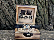 Aluminum Infinity Bracelet, Anniversary Gift for Couples • 10th Anniversary • Unique Blacksmith Forged Symbol * Unisex