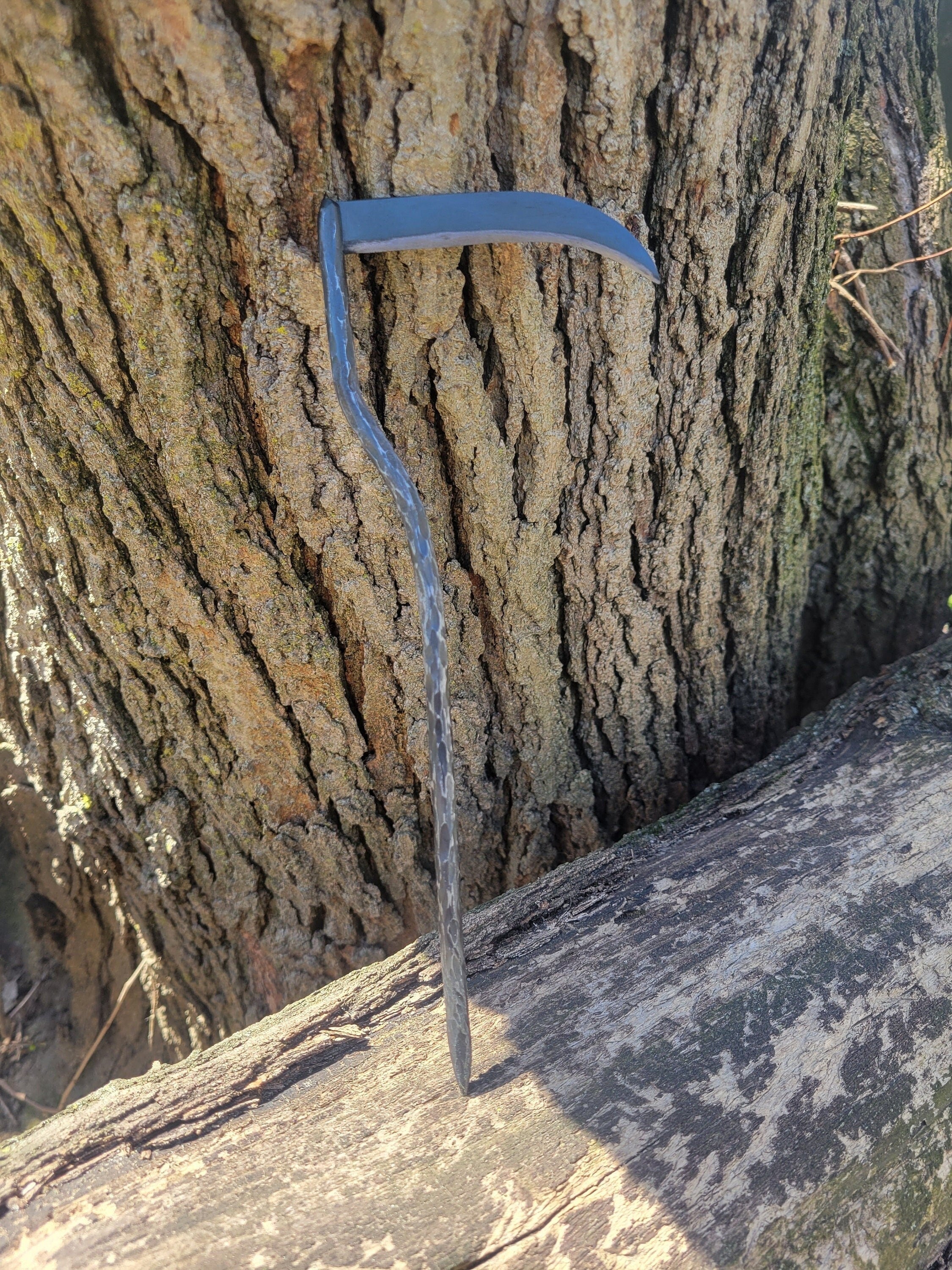 Wax Carving Scythe, Grim Reaper Letter Opener, Santa Muerte Ornamental, Death, Goth, Cultist