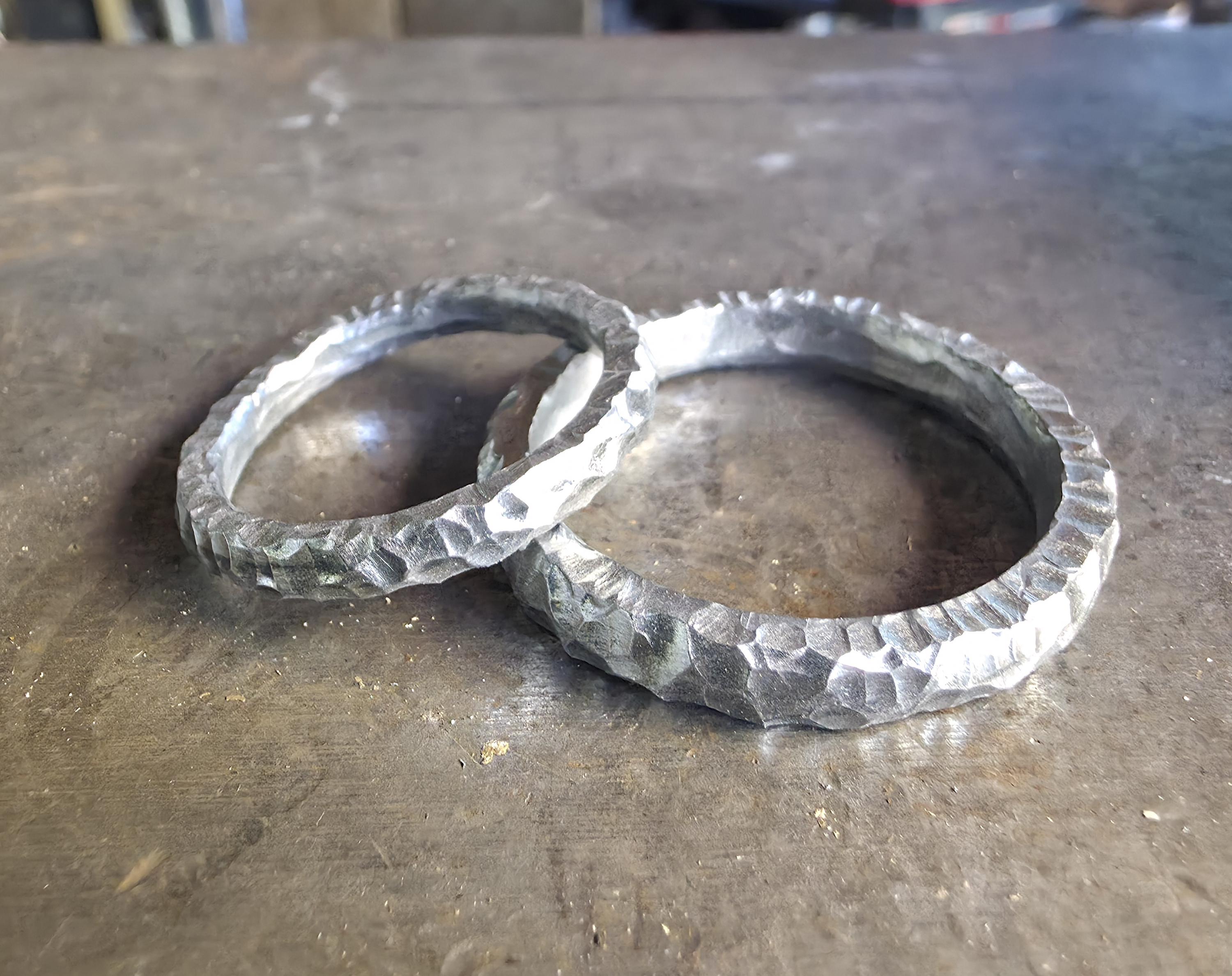 Forged Iron O-rings, for Purses, Leatherworkers, Leather Fastening, Solid Fully Welded. Multisize