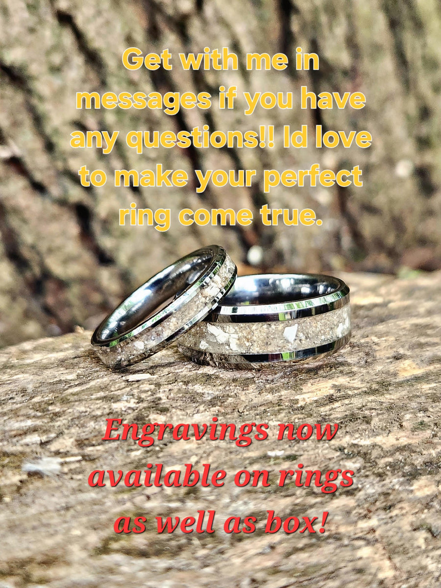Cremation Ring - Tungsten Carbide - Memorial Keepsake Jewelry | DABforge - DABforge