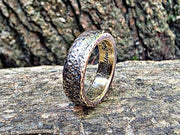 Handcrafted Bronze Wedding Band | 8th Anniversary Ring | DABforge - DABforge