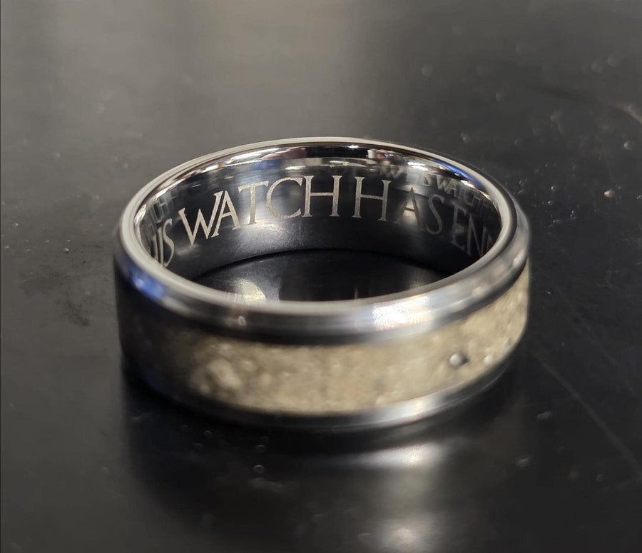 Cremation Ring - Tungsten Carbide - Memorial Keepsake Jewelry | DABforge - DABforge