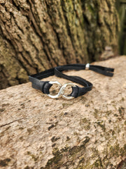 Silver Infinity Bracelet | 25th Anniversary Gift | Handmade | DABforge - DABforge