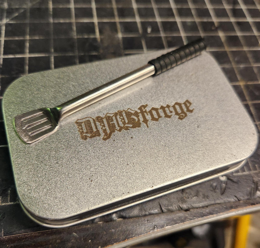 Hand Forged Tiny Spatula Wax Carving Tool | Blacksmith Made | DABforge