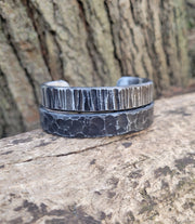 Hand Forged Iron Cuff Bracelet - 6th & 11th Anniversary Gift | DABforge
