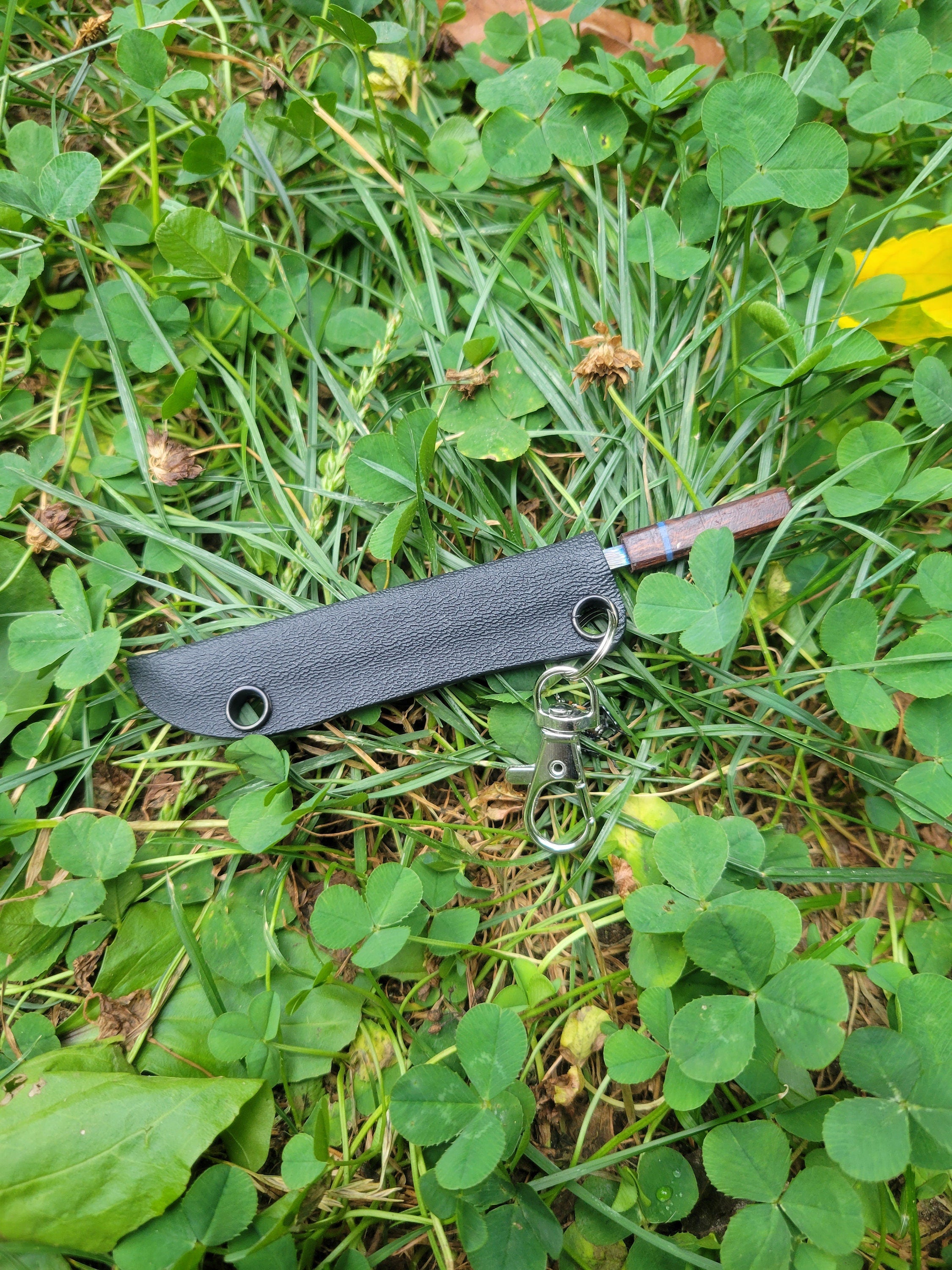 Titanium Katana Letter Opener | Anodized Wax Carving Tool | DABforge