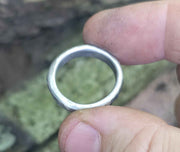 Aluminum Anniversary Ring - 10th Anniversary Gift | DABforge