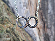 Bronze Infinity Pendant: 8th Anniversary Necklace