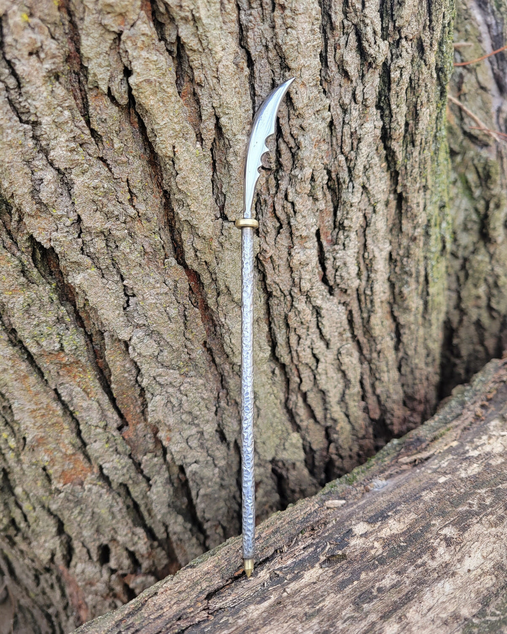 Hand Forged Glaive Wax Carver: Blacksmith Miniature Tool