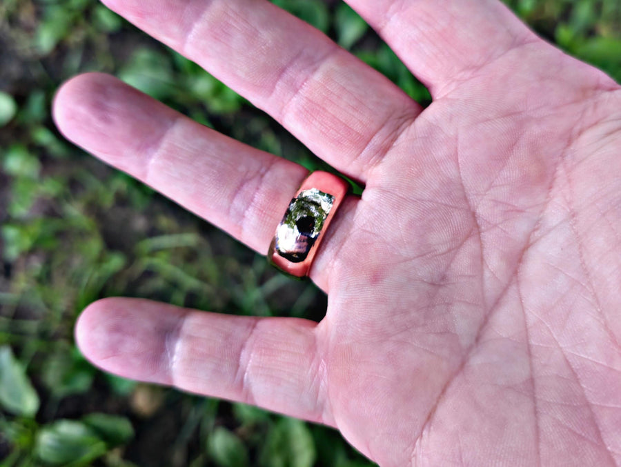 Copper Ring - 7th Anniversary Gift for Him/Her - Custom Engravings - Chunky Copper Ring - Minimalist - Unique Heirloom Quality