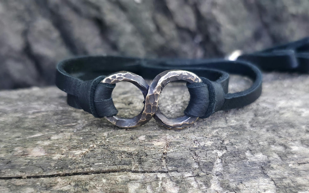 Bronze Infinity Bracelet: 8th Anniversary Gift, Bronze Anniversary.