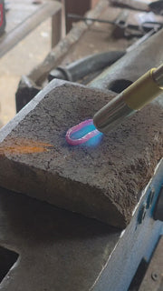 Iron Infinity Bracelet - 6th Anniversary Gift for Him and Her | DABforge