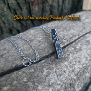 Iron Cubic Twist Pendant - 6th Anniversary Gift | DABforge - DABforge