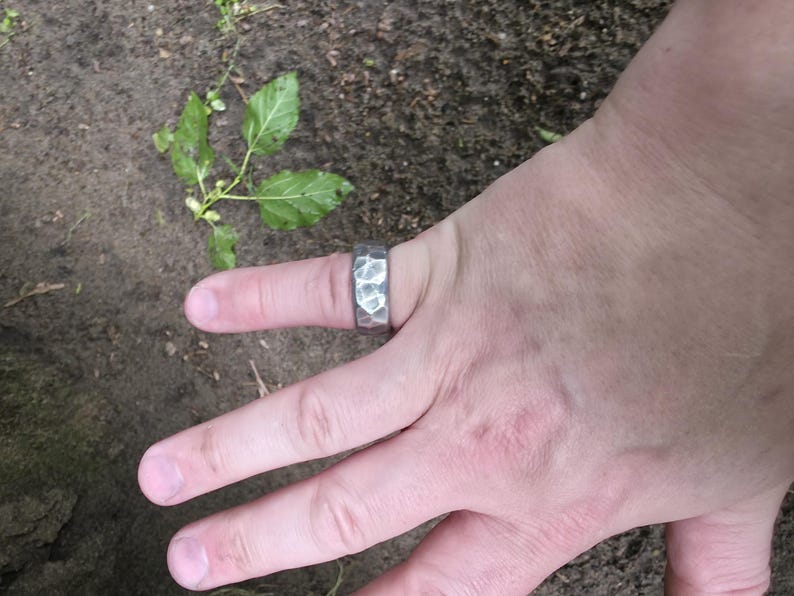 Aluminum Anniversary Ring - 10th Anniversary Gift | DABforge