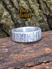 Aluminum Anniversary Ring - 10th Anniversary Gift | DABforge