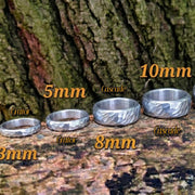 Aluminum Anniversary Ring - 10th Anniversary Gift | DABforge