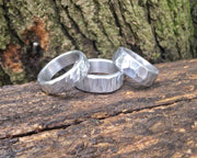Aluminum Anniversary Ring - 10th Anniversary Gift | DABforge