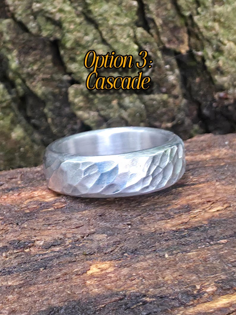 Aluminum Anniversary Ring - 10th Anniversary Gift | DABforge