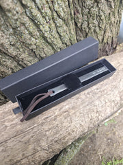 Forged Iron Bookmark, 6th Anniversary Gift, Custom Hand Engraving