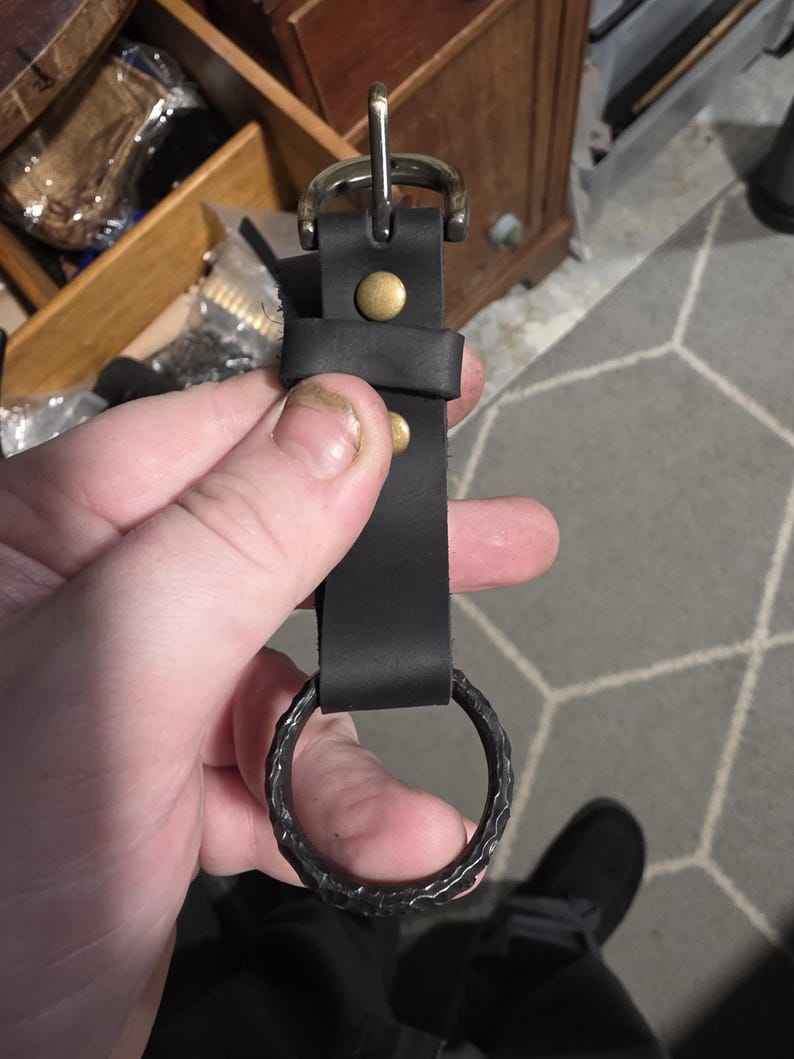 Handbag Strap o-Ring, Solid Iron, Leatherworkers, Costume Accessories, Leather Fastening Attachments