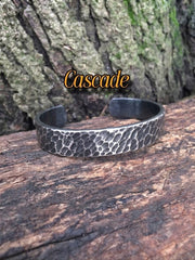 Hand Forged Iron Cuff Bracelet - 6th & 11th Anniversary Gift | DABforge